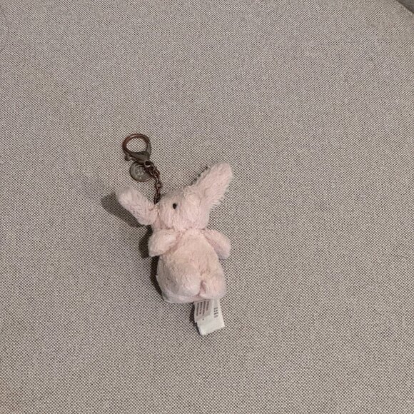 Jellycat Bashful Blush Bunny Bag Charm - Picture 1 of 2